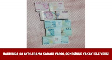 48 ayrı yakalama kararı bulunan kişi son işinde kaçamadı