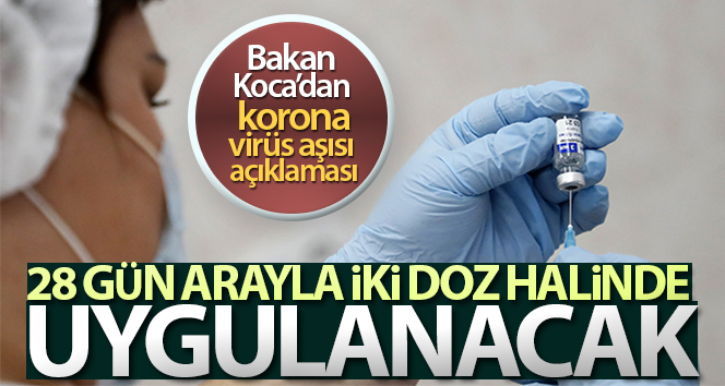 Bakan Koca’dan koronavirüs aşı açıklaması!