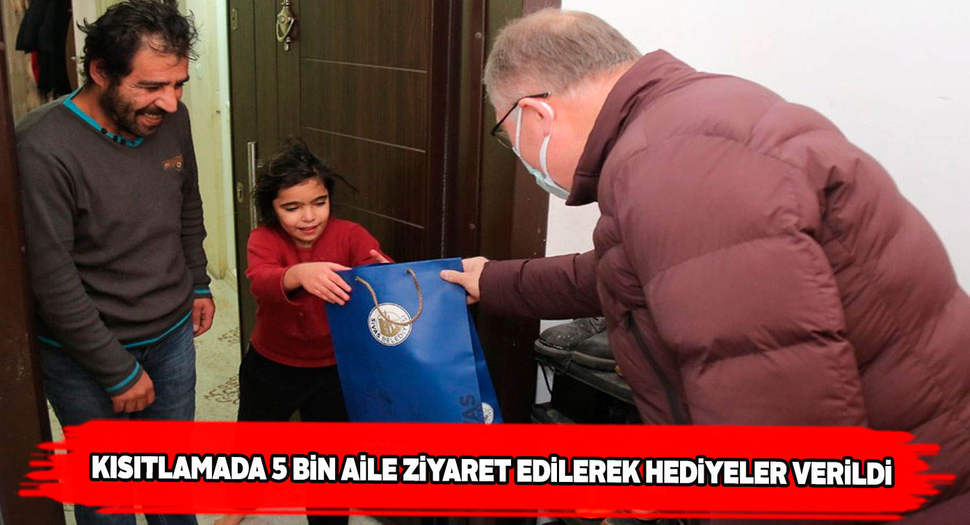 Sivas Belediyesi’nden kısıtlama sürecinde anlamlı hizmet