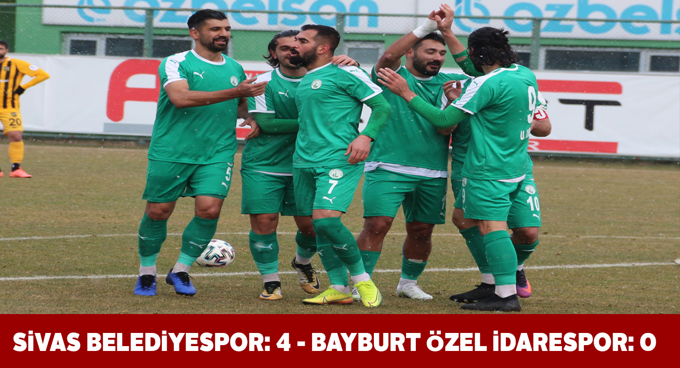 Sivas Belediyespor evinde farklı kazandı