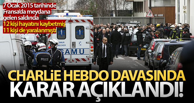 Charlie Hebdo davasında hüküm giymiş 14 şüpheli