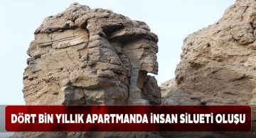 Tarihin en eski apartmanlarındaki insan silueti