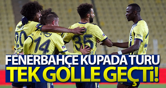 Fenerbahçe kupayı tek golle geçti!