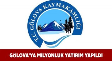 Gölova ilçesine 2020 yılında 9 milyon yatırım