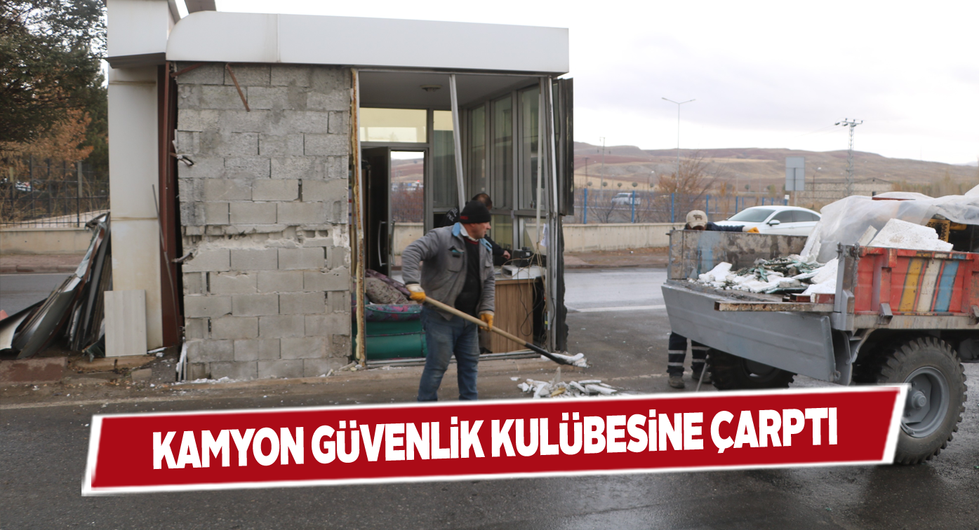 Yolun ortasındaki güvenlik kulübesini göremedi!