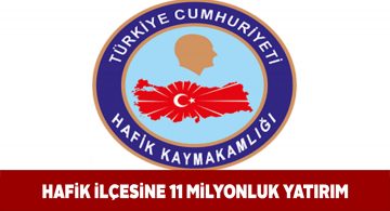 Hafik’e 2020 yılında 11 milyondan fazla yatırım yapıldı