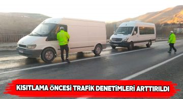 Gürün ilçesinde yılbaşı öncesinde trafik denetimleri sıklaştırıldı