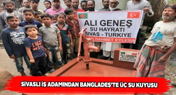 İş insanı Nuri Geneş Bangladeş’te üç adet su kuyusu açtırdı