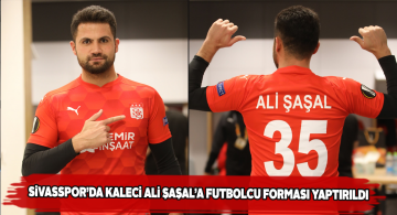 Kaleci Ali Şaşal futbolcu olarak da yedekte bekliyor