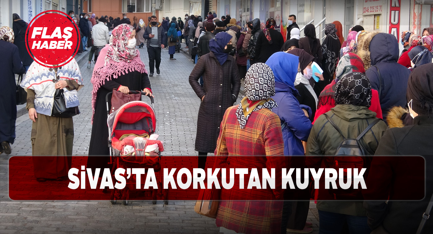 Salgına aldırış etmeden kuyruklarda dip dibe beklediler