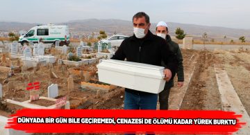 Muhammed Mustafa bebek toprağa verildi