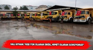 Sivas İl Özel İdaresi kış için tüm hazırlıklarını yaptı