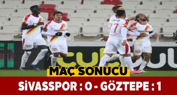Sivasspor evinde Göztepe’ye boyun büktü