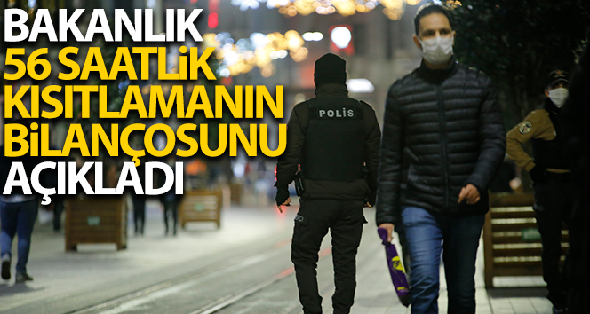 Sokağa çıkma yasağına uymayan 40 bin 591 kişiye adli veya idari işlem yapıldı