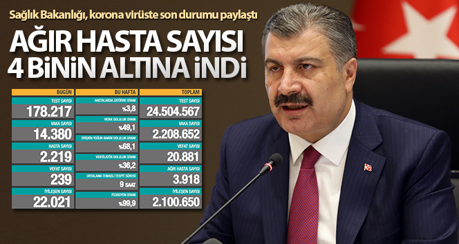 Son 24 saatte 239 kişi corona virüsten öldü