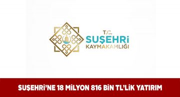 Suşehri’ne 2020 yılında 18 milyondan fazla yatırım yapıldı