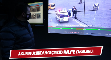 Taksi sürücüsü sigara içerken Vali Ayhan’a yakalandı