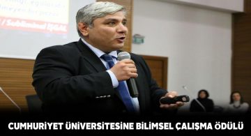Cumhuriyet Üniversitesine Ticaret Bakanlığından ödül