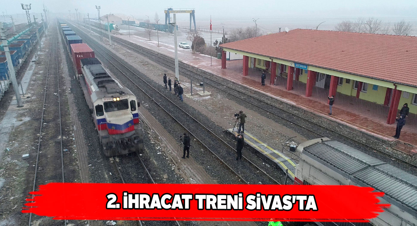 Türkiye’nin uzak doğuya 2. ihracat treni Bostankaya’ya ulaştı
