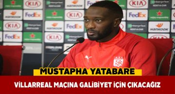 Villarreal maçını kazanmak zorundayız