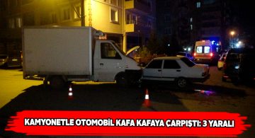 Yahya Bey caddesinde kaza, 3 yaralı
