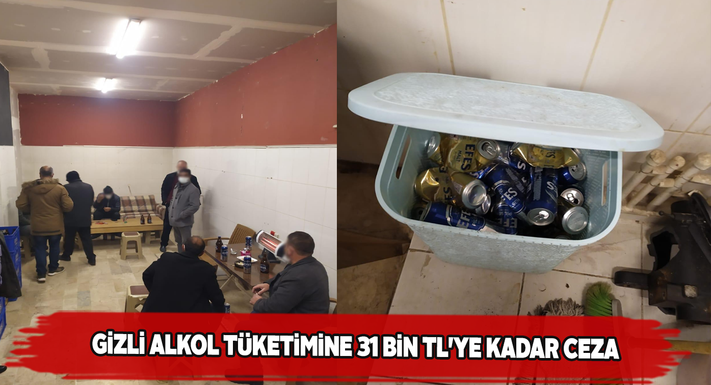 Vatandaş yasaklara rağmen işyerinde alkol tüketmeye devam ediyor