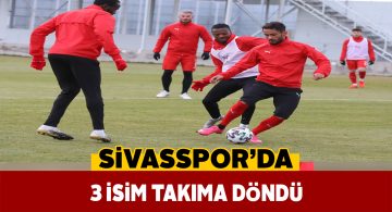 Yiğidolarda 3 ismin takıma dönmesiyle birlikte moraller düzeliyor