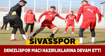 Yiğidolarda Denizlispor maçı hazırlıkları devam ediyor
