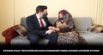 Yıldızeli Kaymakamı yoksul aileleri ziyaret etti