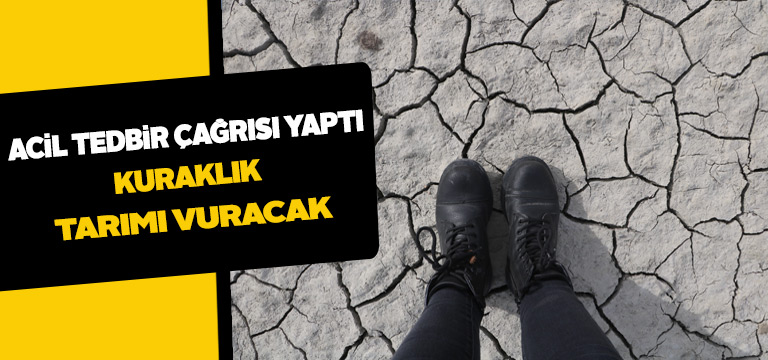 Ziraat Odası Başkanı kuraklıkla ilgili acil çağrı yaptı