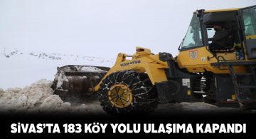 183 kapalı köy yolu için çalışmalar sürüyor