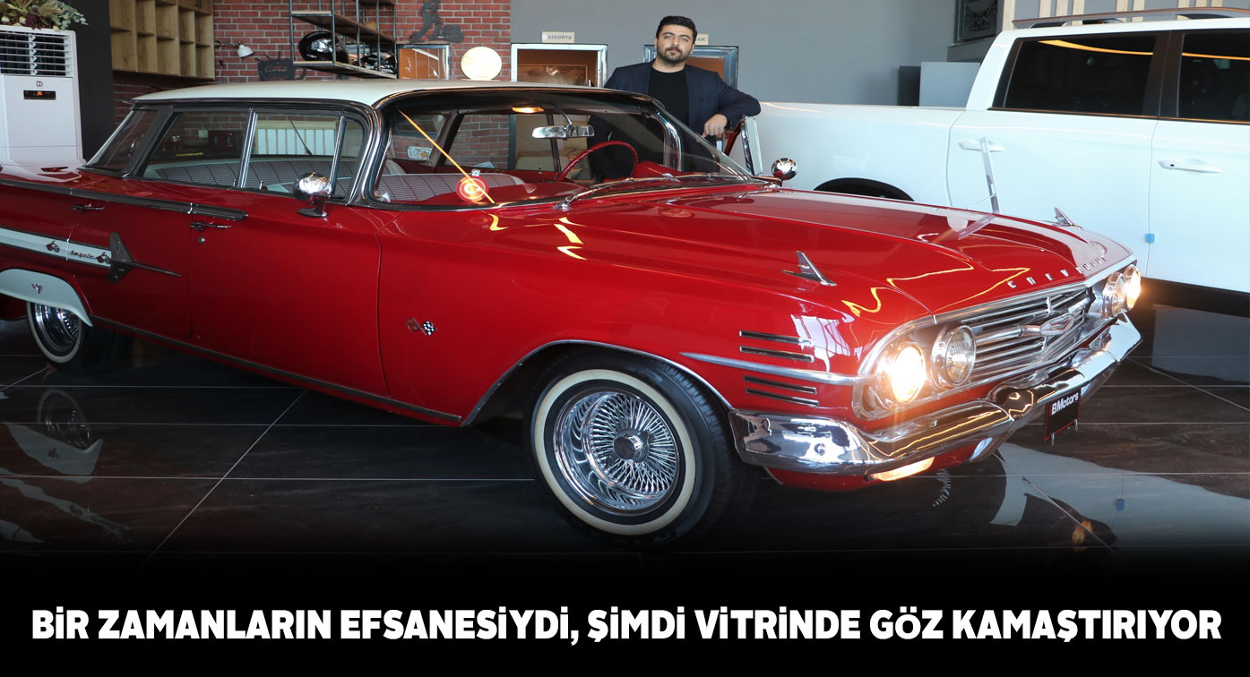 1960 model araçlarına bir evlat gibi bakıyorlar