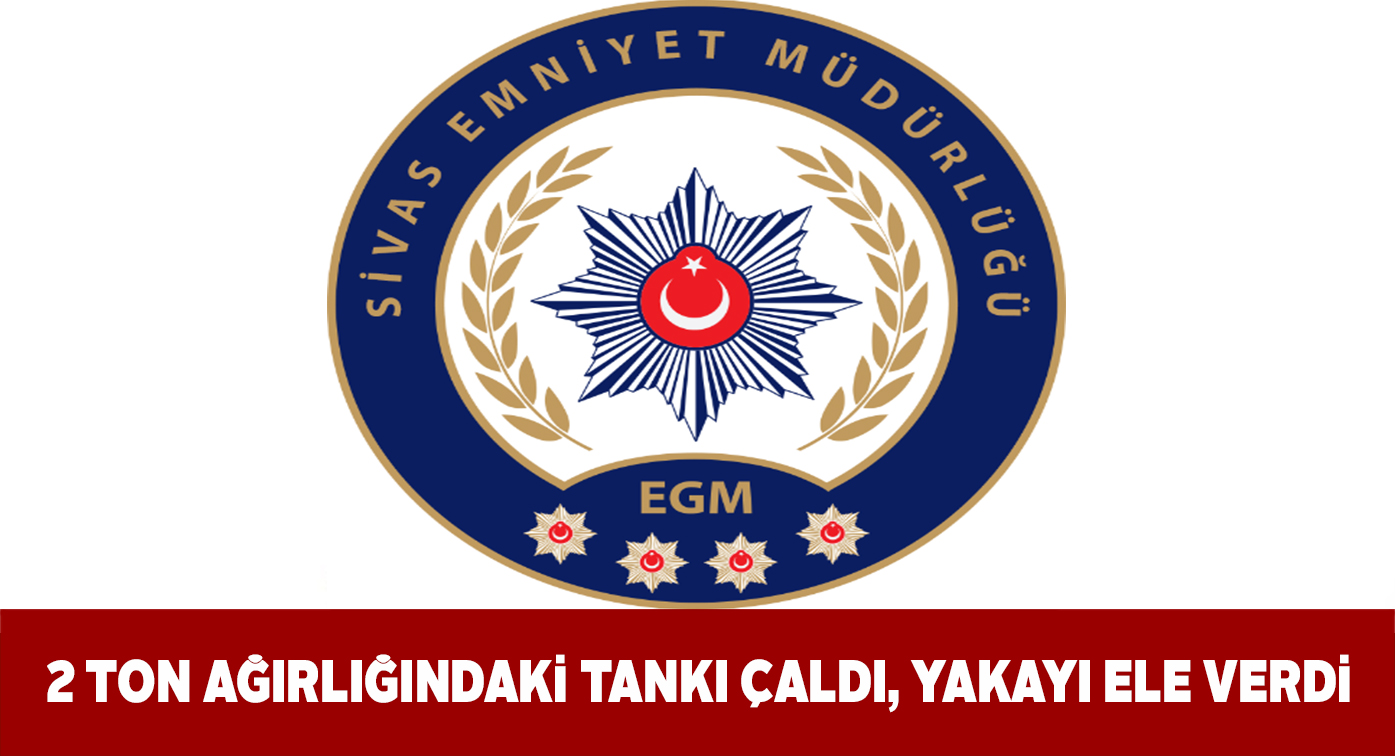2 tonluk yakıt tankını çaldı ama kaçamadı