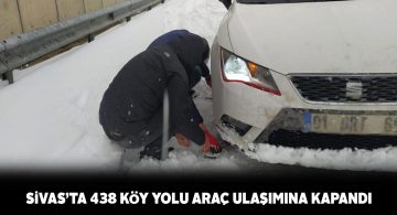 438 kapalı köy yolu için çalışmalar sürüyor