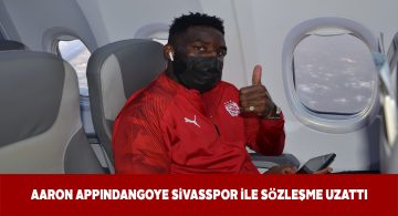 DG Sivassporlu oyuncu Aaron Appindangoye’nin sözleşmesi uzatıldı