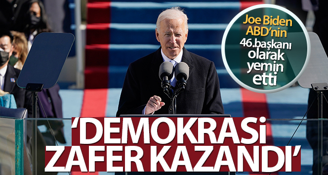 ABD Başkanı Biden: ‘Demokrasi zafer kazandı’
