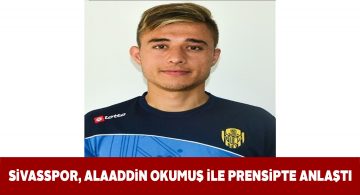 Alaaddin Okumuş kırmızı-beyazlı formayı giymek üzere