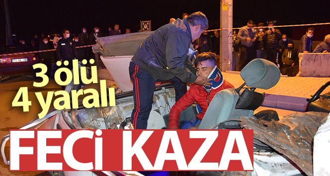 Antalya’da feci kaza: 3 ölü, 4 yaralı