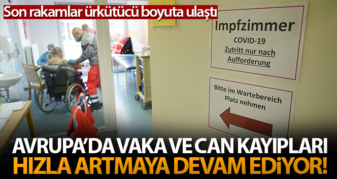 Avrupa’da Covid-19 vaka sayısı 25 milyonu aştı