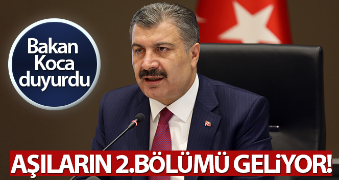 Bakan Koca’dan aşı müjdesi