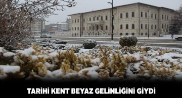 Kar yağışı Sivas’ı beyaza bürüdü, kartpostallık görüntüler oluştu