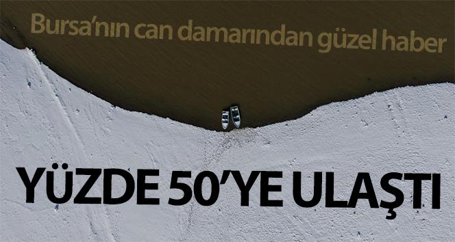 Bursa tarımının can damarı Gölbaşı Barajı’nda su seviyesi yükseliyor