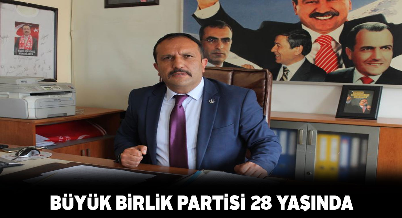 Büyük Birlik Partisi Sivas İl Başkanı Bulut’dan 28. yaş mesajı