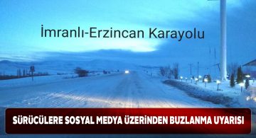 İl Emniyet Müdürlüğü sürücüleri buzlanmaya karşı uyardı