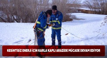 ÇEDAŞ ekipleri özverili çalışmalarına devam ediyor