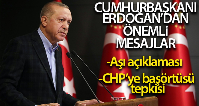 Cumhurbaşkanı Erdoğan’dan gündemdeki önemli açıklamalar