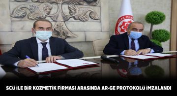 CÜTAM, bir kozmetik firması ile Ar-Ge protokolü imzaladı