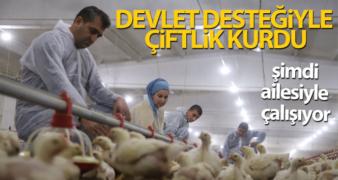 Devletten aldığı destekle çiftlik sahibi oldu, şimdi ailece çalışıyorlar