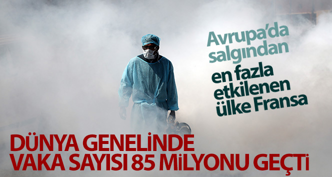 Dünya genelinde corona virüsü vaka sayısı 85 milyonu aştı