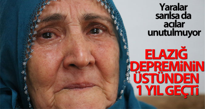 Elazığ depreminin 1. yılı: Yaralar sarılıyor, acılar unutulmuyor